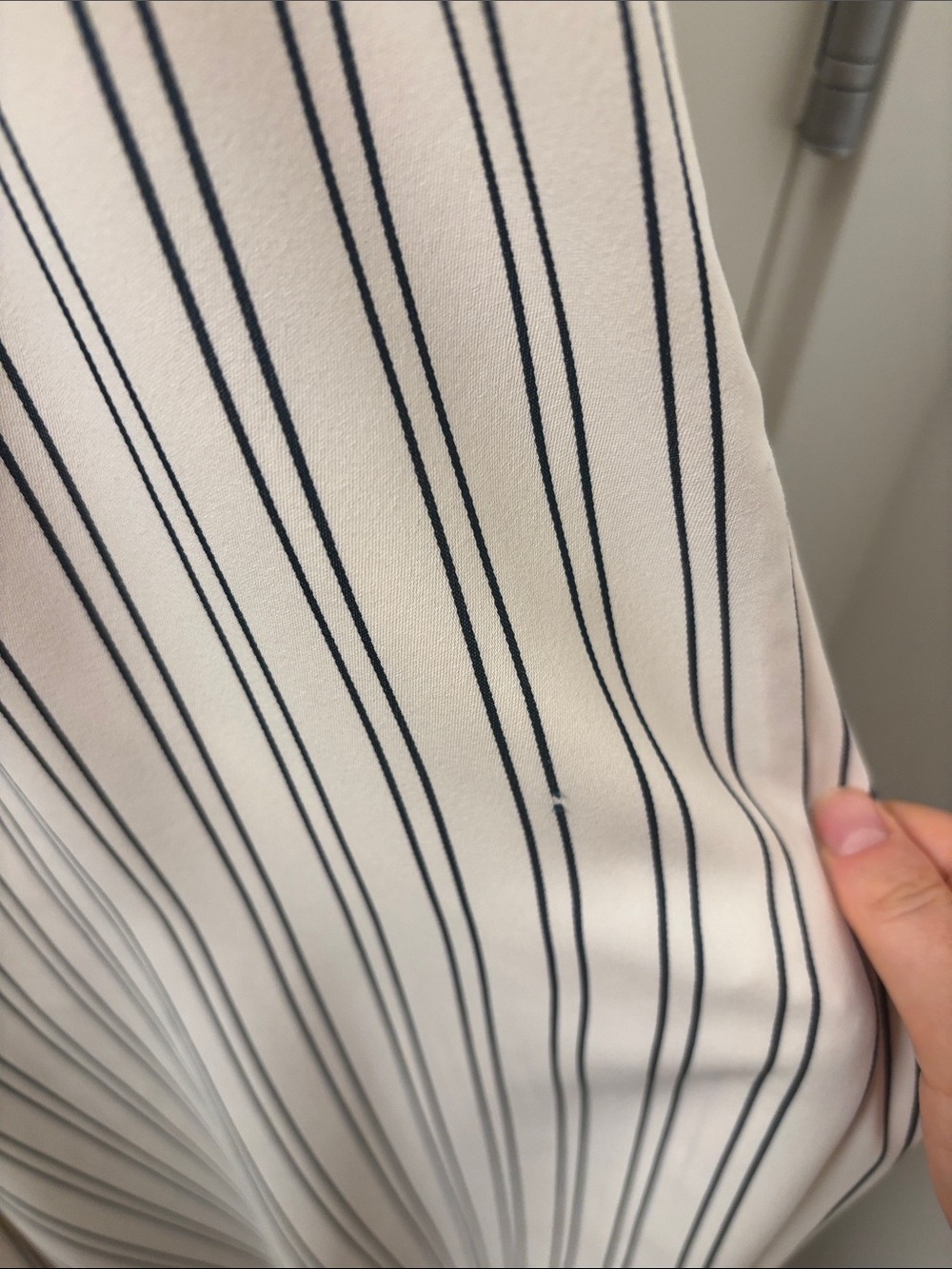 Cream and Navy Striped Wide-Leg Jumpsuit by Ever New Melbourne - Picture 5 of 5
